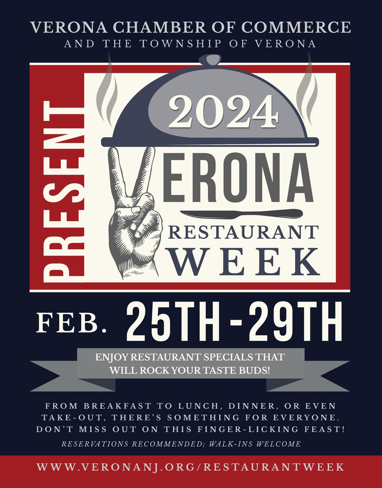 The Township of Verona New Jersey Verona Restaurant Week 2025!